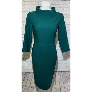 MUXXN 1950s Vintage 3/4 Sleeve Elegant Dress